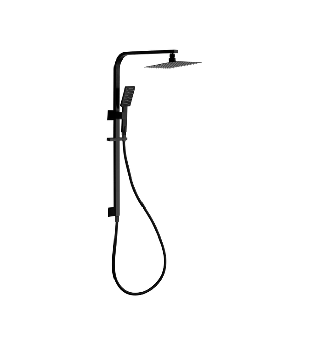 HC Bonza Black Shower System With Rail
