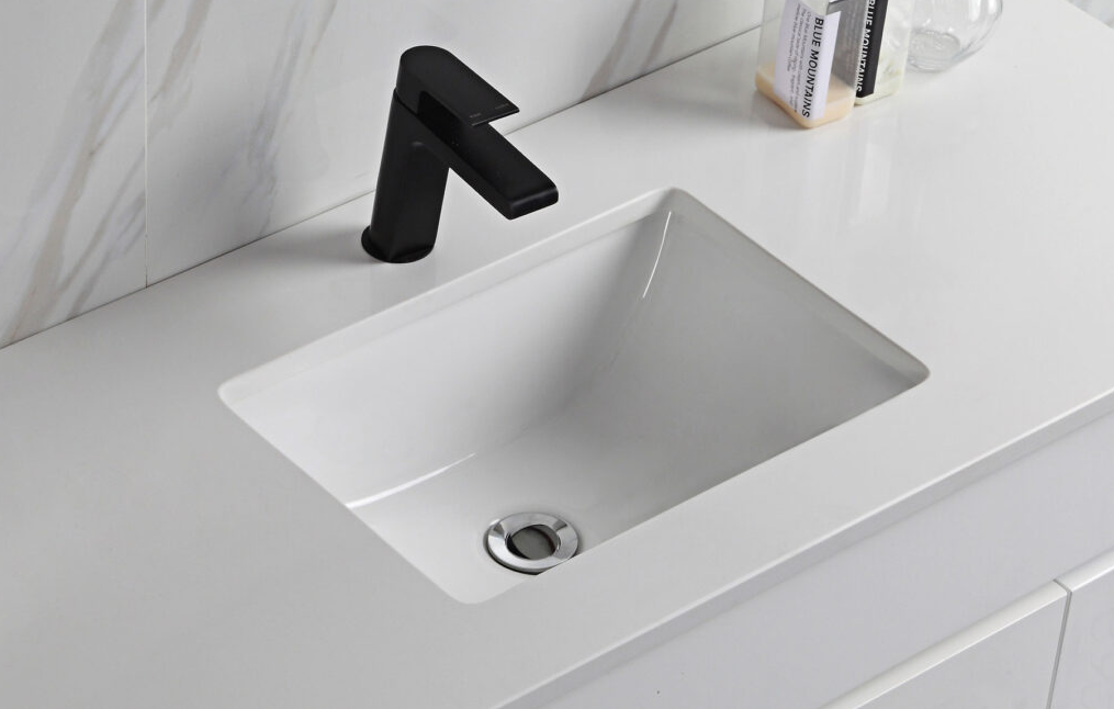 600-1800*460mm*400mm Aulic Perla Mark II Matt White Wall Hung Fluted Vanity - HD reno