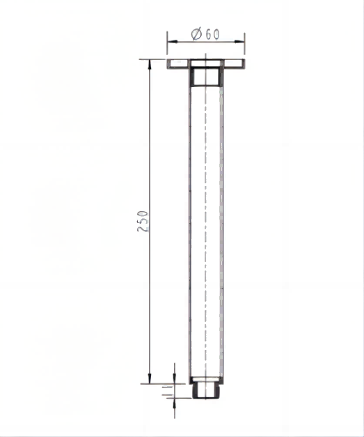 Star Mini Gun Metal Ceiling Arm