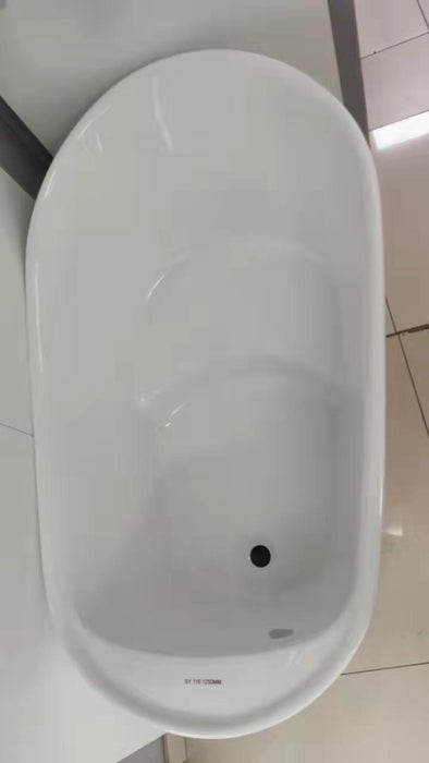 1250*740*650mm Sunny 116 Gloss White Special Shape Acrylic Freestanding Bathtub