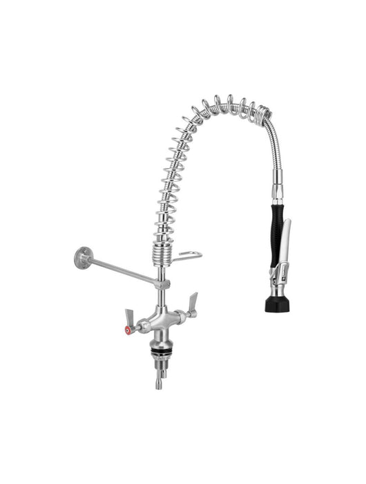 Compact Stainless Steel Dual Hob Mounted Pre Rinse Unit - HD reno