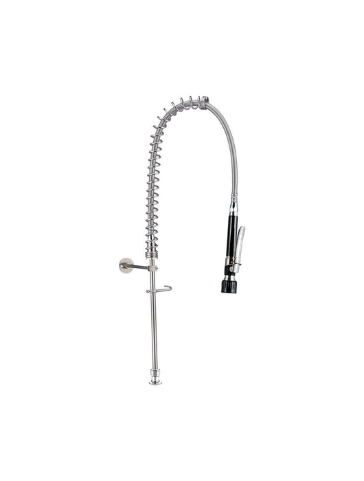 Stainless Steel Hob Mount Pre Rinse Unit - No Stops - HD reno