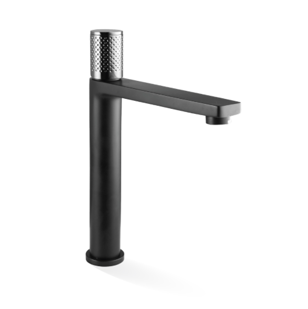 European Design The GABE Hi-Rise Basin Mixer Chrome/Chrome and Black/Chrome and Rose Gold/Brushed Gold/Matt Black/Matt Black and Rose Gold/Brushed Nickel/Gunmetal Grey
