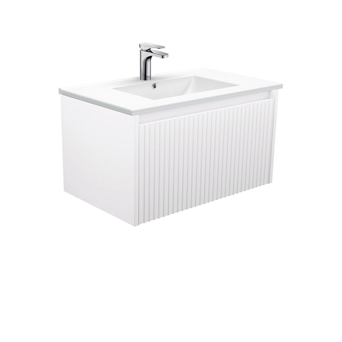 750-1500*460*420mm FIE Alina Satin White Cabinet Only and Ceramic / Stone Top Available Wall Hung Vanity