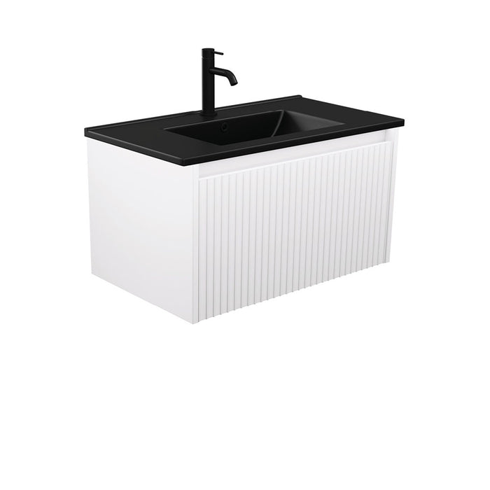 750-1500*460*420mm FIE Alina Satin White Cabinet Only and Ceramic / Stone Top Available Wall Hung Vanity