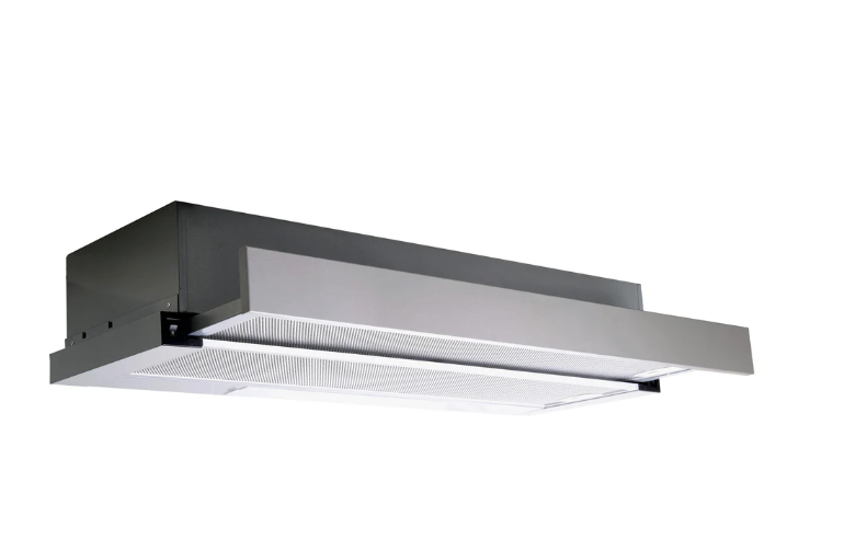 900mm Stainless Steel Telescopic Rangehood Ducted or Recirculating (72mm Fascia)