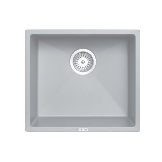 457*406*200mm Carysil Single Bowl Granite Stone Sink Top/Flush/Under Mount - HD reno