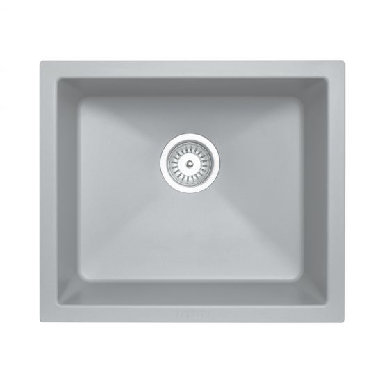 533*457*205mm ACA Carysil Single Bowl Granite Top/Flush/Under Mount Sink - HD reno