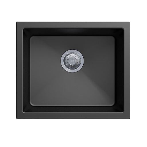 533*457*205mm ACA Carysil Single Bowl Granite Top/Flush/Under Mount Sink - HD reno
