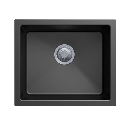 533*457*205mm ACA Carysil Single Bowl Granite Top/Flush/Under Mount Sink - HD reno