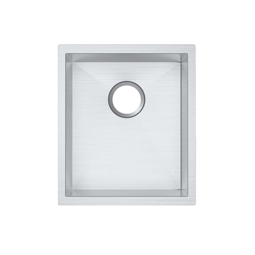 390x450x215mm ACA 1.2mm Handmade Top/Undermount 304 Stainless Steel Single Bowl Kitchen Sink - HD reno