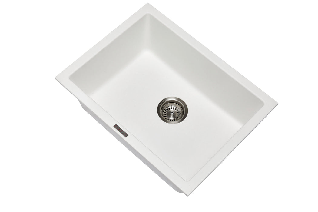 610*457*205mm ACA Carysil Single Big Bowl Granite Top/Flush/Under Mount Sink