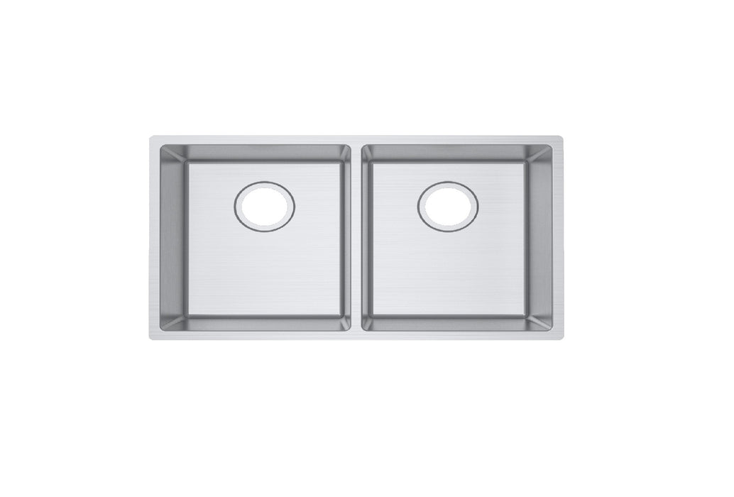 740x440x200mm ACA 1.2mm Handmade 304 Stainless Steel Double Bowls Top/Undermount Kitchen/Laundry Sink - HD reno