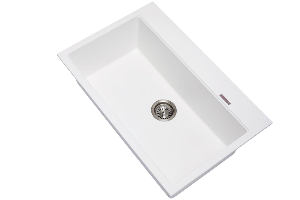780*510*220mm Carysil Single Bowl Granite Kitchen Sink Top/Under Mount