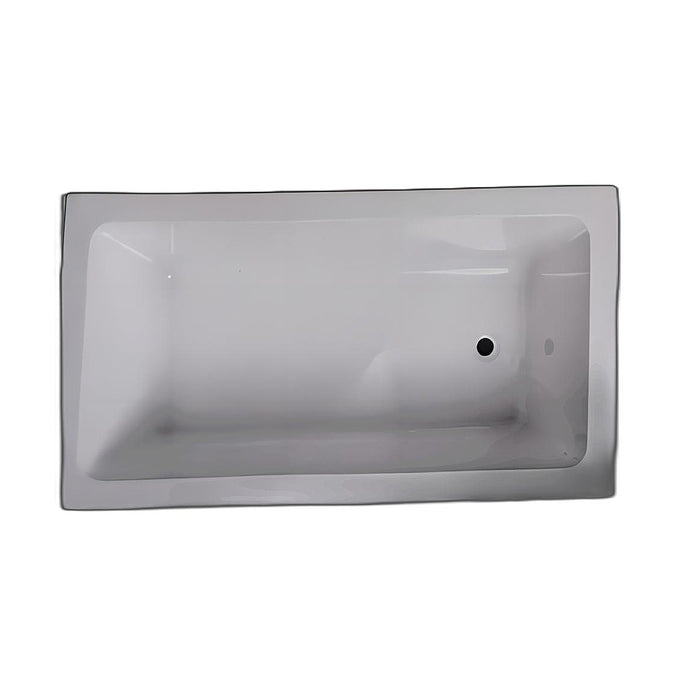 Tano 1800*850*500mm Gloss White Acrylic Drop in Bath Tub - HD reno