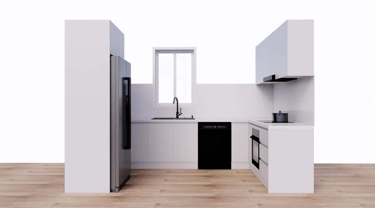 U-Shape Kitchen Cabinet Combination(Electric Cooktop)