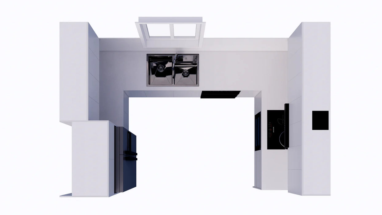 U-Shape Kitchen Cabinet Combination(Electric Cooktop)