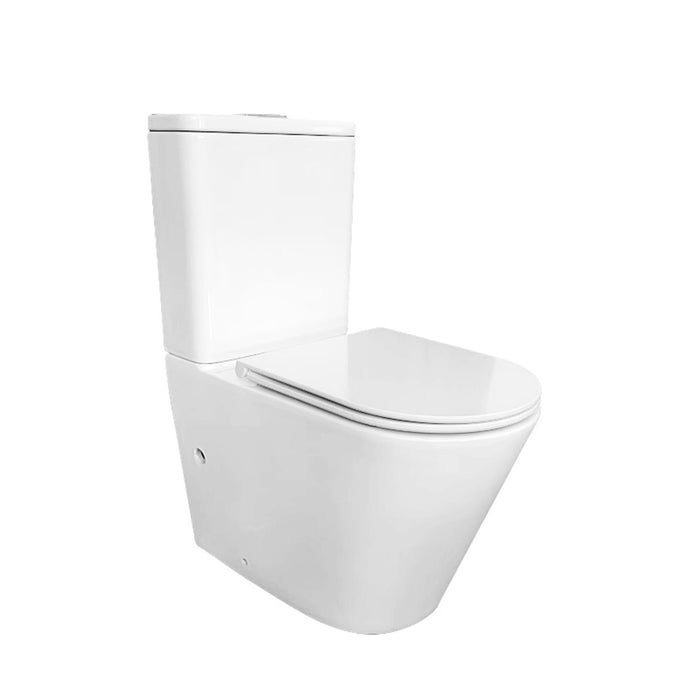 810*640*380mm Sunny Alton Golss White Back To Wall Toilet