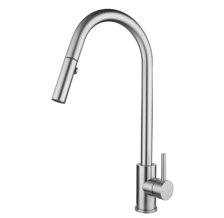 Suprema XACTA XPRESSFIT Satin/Black-Bling/Gun Metal/Rose Gold/Brushed Gold/Polished Stainless Steel Gooseneck Dual Spray Kitchen Mixer