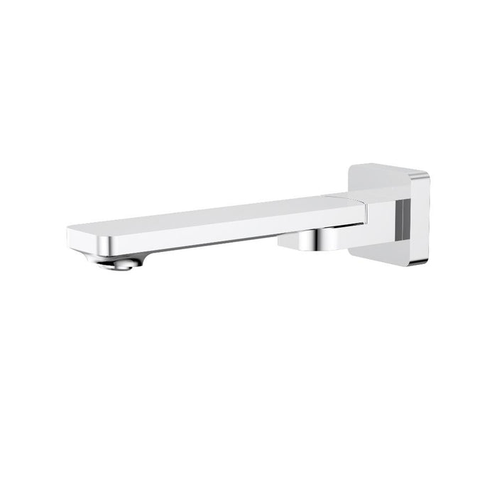Ikon Ruki Brushed Nickel/Chrome/Matt Black/Gunmetal Grey/Brushed Gold Solid Brass Square Swivel Bath Spout - HD reno