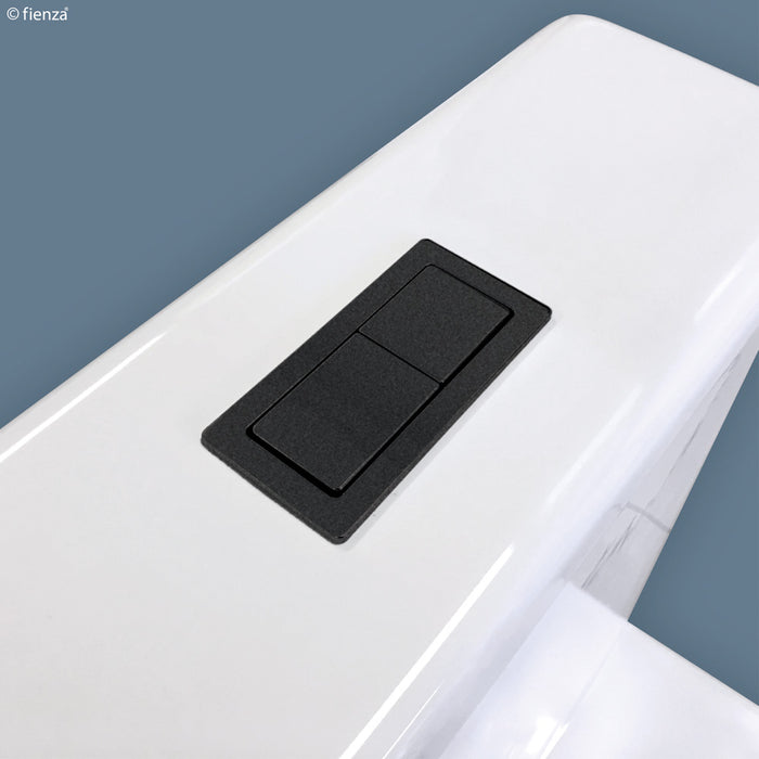 89*44mm Fienza Urban Brass Universal Rectangular Flush Buttons For Back To Wall Toilet Suites