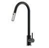 Suprema XACTA XPRESSFIT Satin/Black-Bling/Gun Metal/Rose Gold/Brushed Gold/Polished Stainless Steel Gooseneck Dual Spray Kitchen Mixer