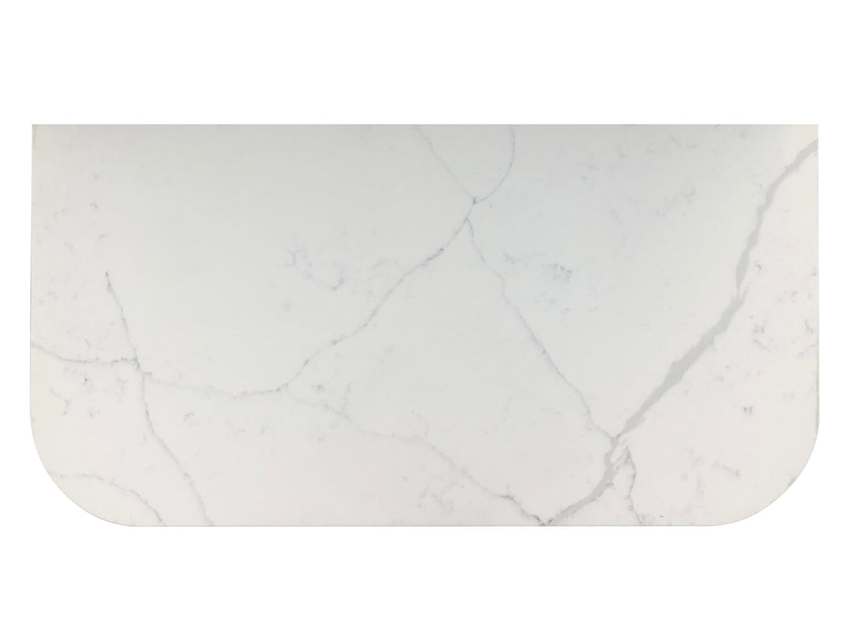 750-1500mm INF White Calacatta Stone Top for RIO 20mm Vanity Only