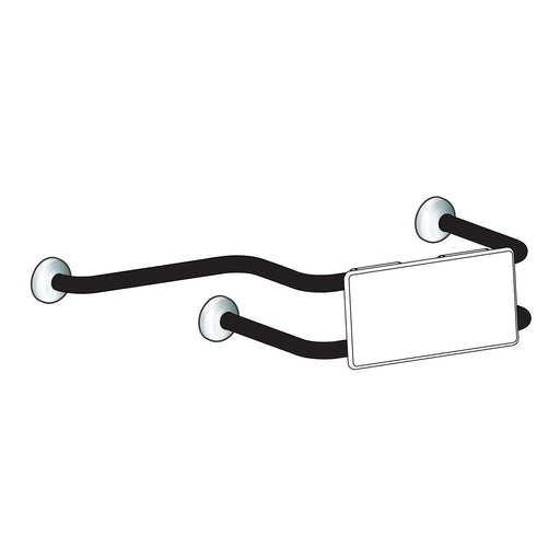 Wall Mounted Backrest Stainless Steel With 400mm Extension - HD reno