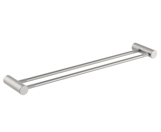 CADDENCE Series Brushed Nickel Double Towel Rail 600mm - HD reno
