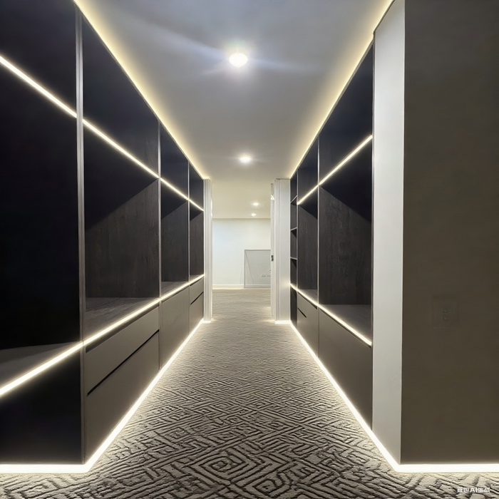 Contemporary Luxe Grey Wardrobe