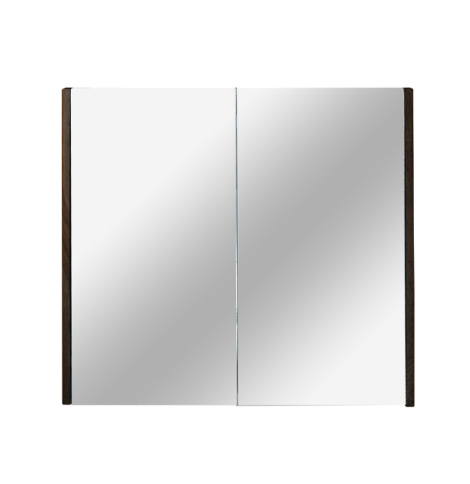 600-1500*720*150mm Poseidon Wood Grain Dark Grey PVC Filmed On High Density MDF Board Rectangle Shaving Cabinet