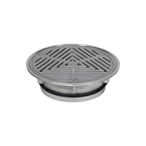 200mm Round Vinyl Floor Waste Without Fixed and Removable Strainer Suits 150mm Pipe - 304 316 - HD reno