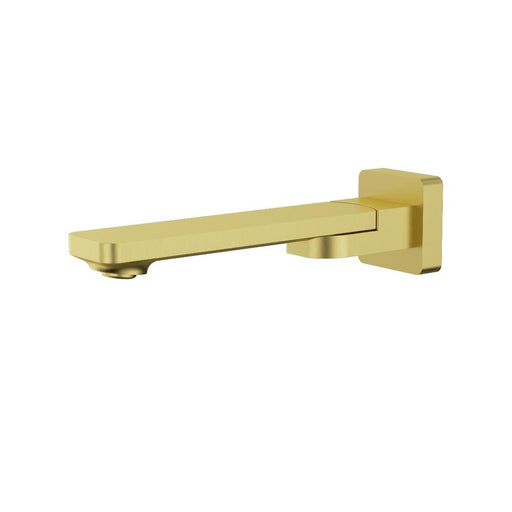 Ikon Ruki Brushed Nickel/Chrome/Matt Black/Gunmetal Grey/Brushed Gold Solid Brass Square Swivel Bath Spout - HD reno