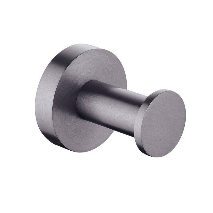 Lucid Pin Series Gun Metal Grey Robe Hook - HD reno