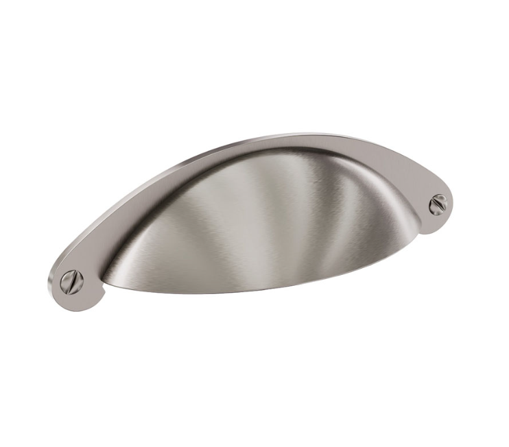600-1800*455*450mm FIE Mila White EO Board Cabinet Only Satin Wall Hung Vanity - Brushed Nickel Handle - HD reno