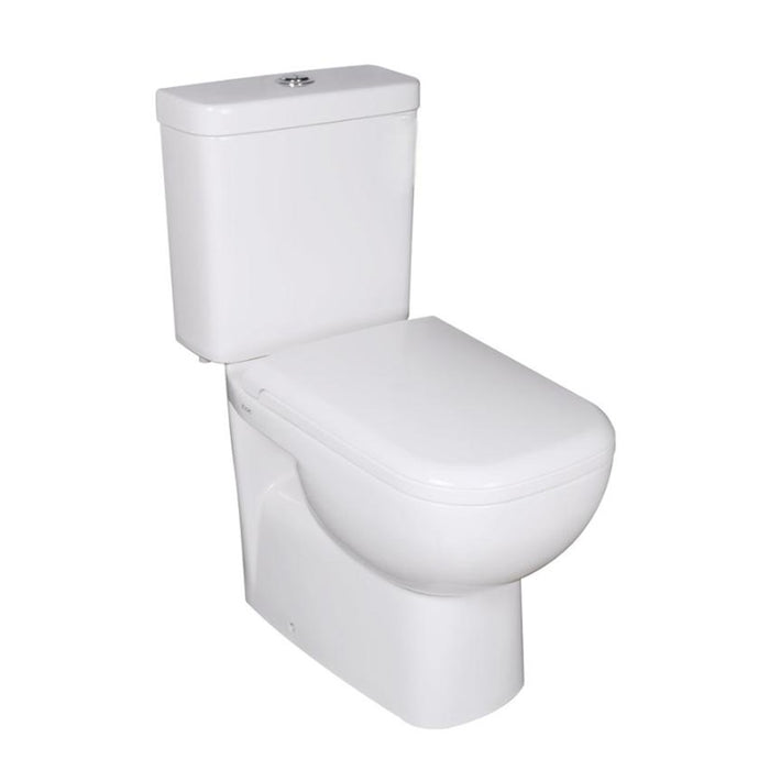 655*385*805mm Poseidon Cubo Gloss White Box Rim Closed Couple Toilet