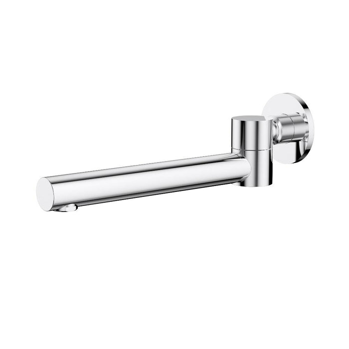 Ikon Otus Brushed Nickel/Chrome/Matt Black/Gunmetal Grey/Brushed Gold Solid Brass Round Swivel Bath Spout - HD reno