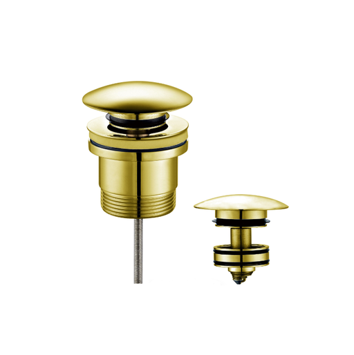 Universal Pop Up Waste Chrome/Brushed Nickel/Brushed Gold/Gun Metal/Matt Black/Matt White - HD reno