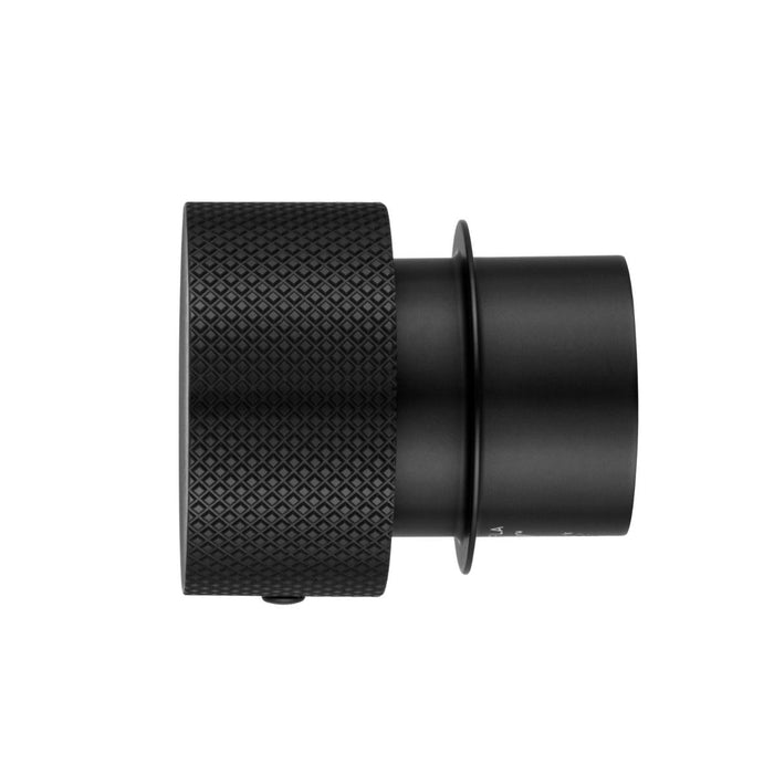 Aquaperla Progressive Matt Black Solid Brass Round Wall Mixer with In-wall Body Handle - HD reno