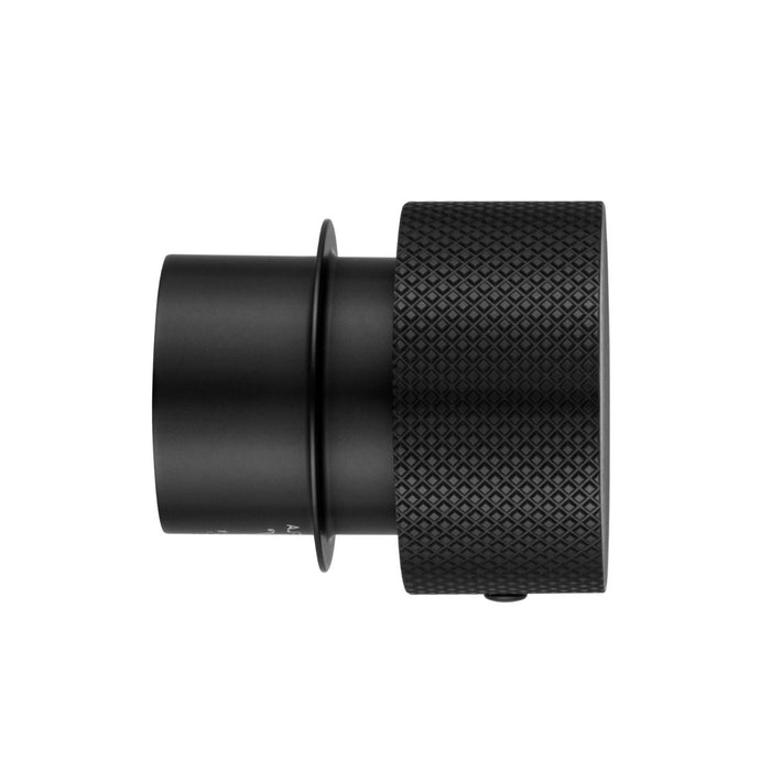 Aquaperla Progressive Matt Black Solid Brass Round Wall Mixer with In-wall Body Handle - HD reno