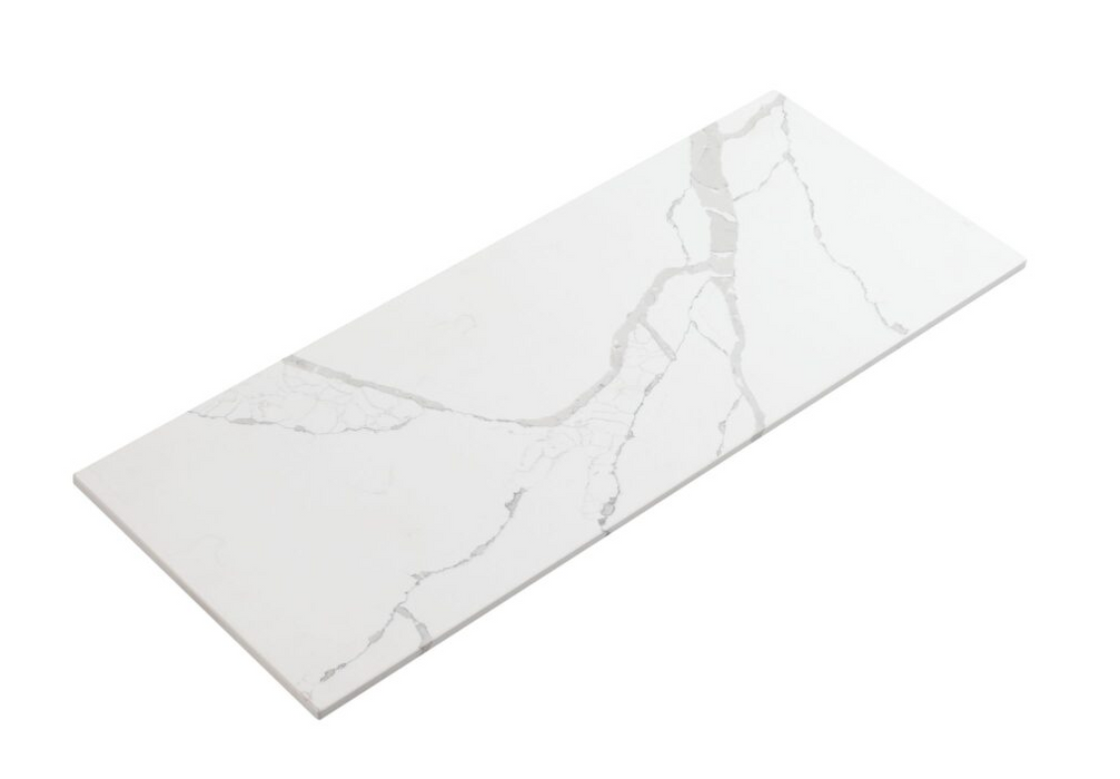 600-1800*460mm*400mm Aulic Perla Mark II Matt White Wall Hung Fluted Vanity - HD reno