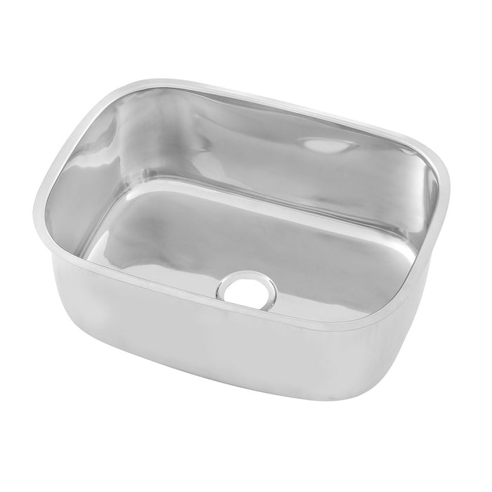 304 Grade Stainless Steel Pressed Sink Bowl (520W x370D x210H) - HD reno