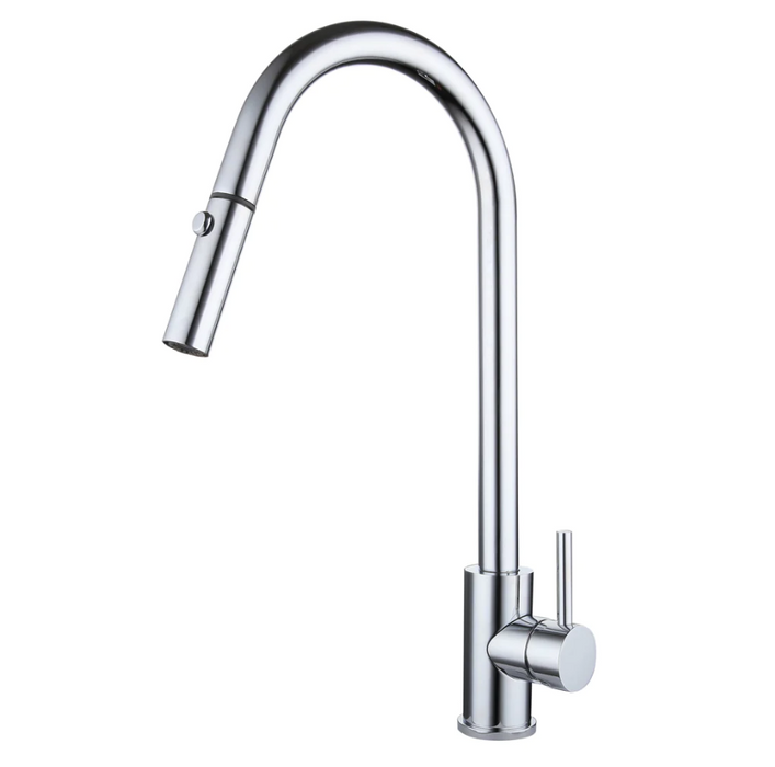 Suprema XACTA XPRESSFIT Satin/Black-Bling/Gun Metal/Rose Gold/Brushed Gold/Polished Stainless Steel Gooseneck Dual Spray Kitchen Mixer