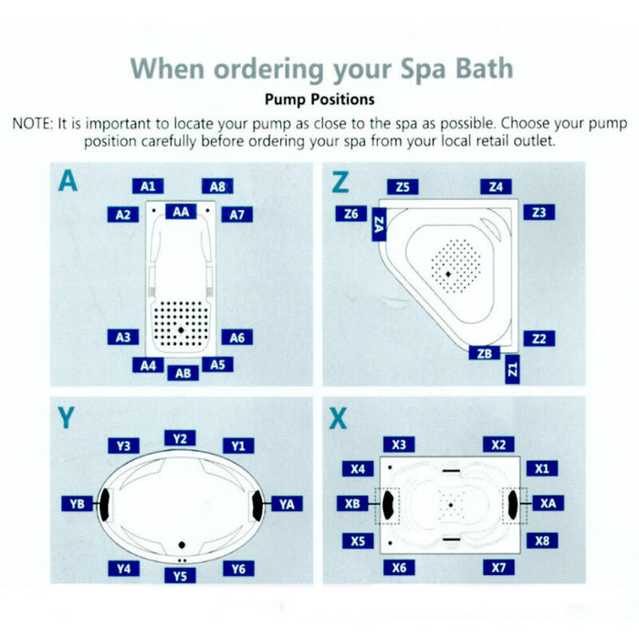 FS36 1700mm Gloss White/Black Rectangle 10 Jets Back to Wall Freestanding Spa Bath - HD reno