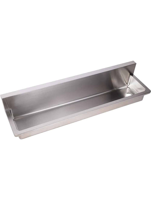 900/1200/1500/1800/2400/3000mm Wall Mounted PWD Trough with Boxed Splashback - HD reno