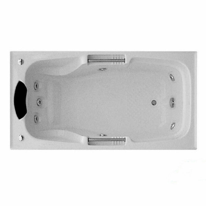 1725*860*530mm Marchena Spa Bath Tub 7/12 Jets White Acrylic drop in Rectangle - HD reno