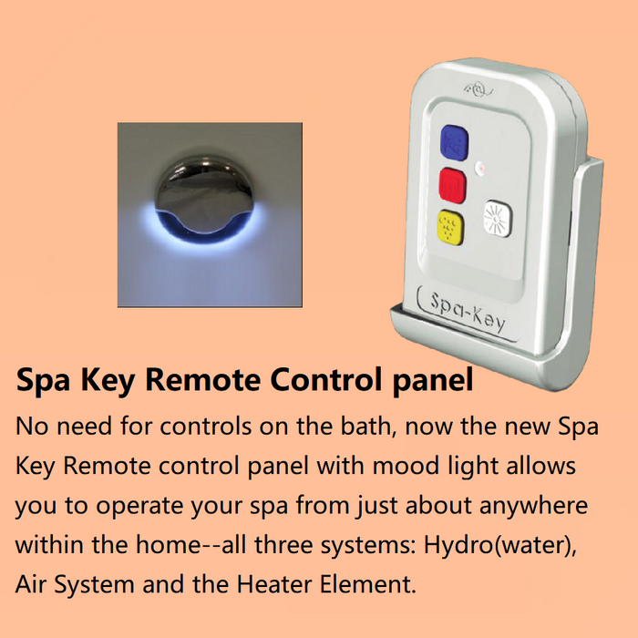 Estella 1780*800*500mm Gloss White Acrylic 6/10/14 Jets Drop in Spa Bath Tub - HD reno