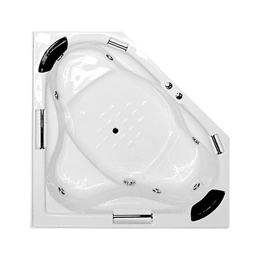 1490*1490*550mm Alhambra Spa Bath Tub 7/11/15 Jets Acrylic Drop in Corner - HD reno