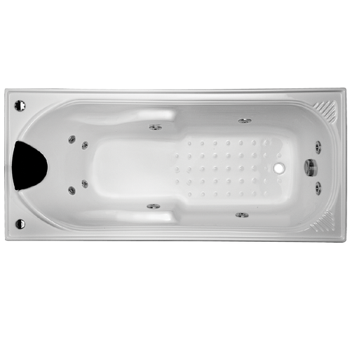 1320/1530/1650/1800*815*530mm Isabella Spa Bath Tub 6/10/12 Jets White Acrylic drop in Rectangle - HD reno