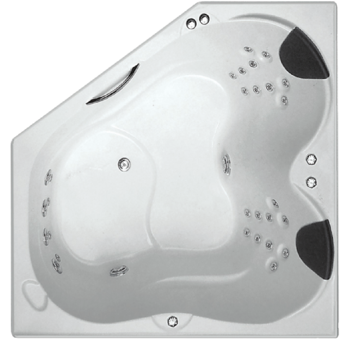 1400*1400/1540*1540*500mm Karmen Spa Bath Tub 28 Jets Acrylic Drop in Corner - HD reno